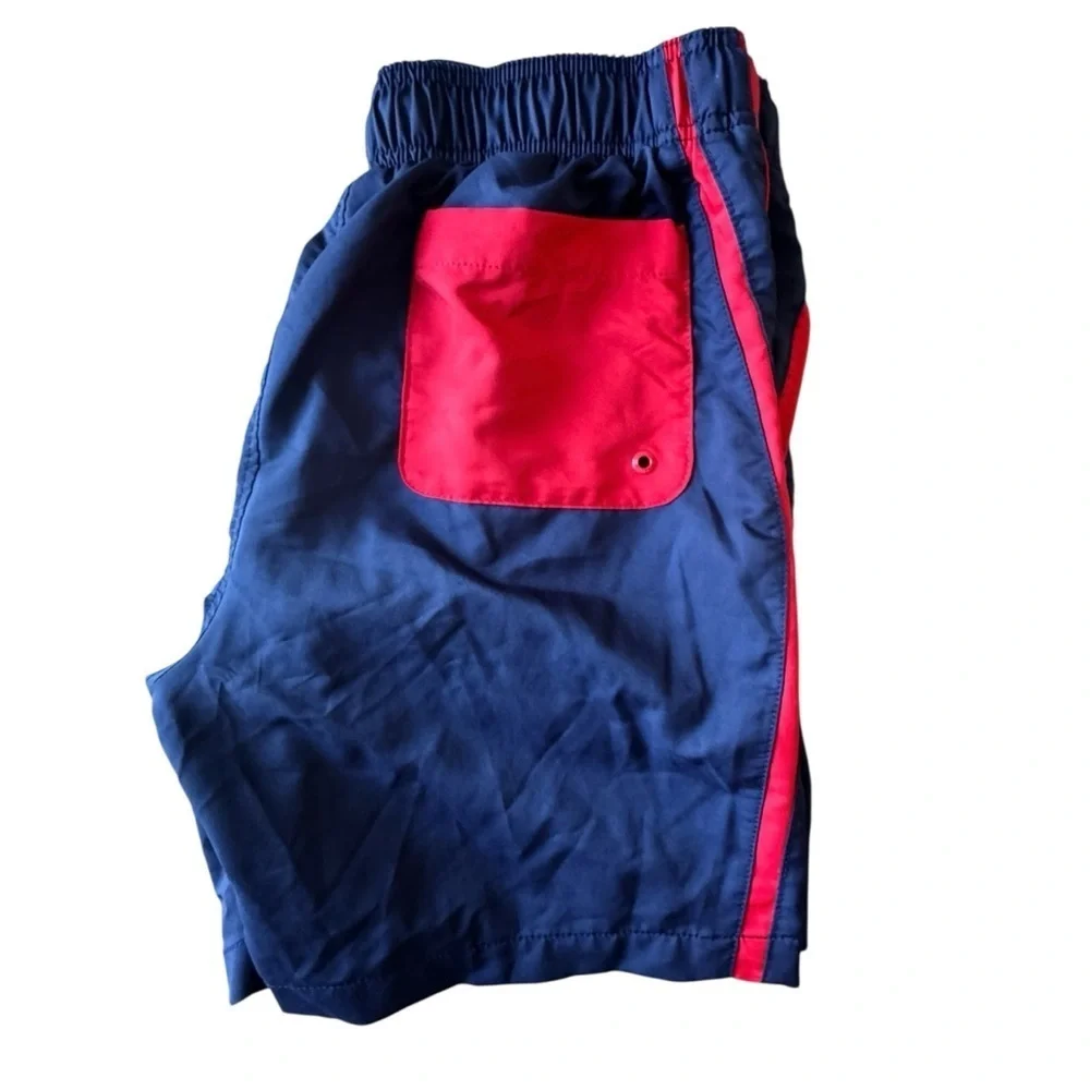 Speedo Mens Blue UPF50+ Comfort Stretch Swim Trunks Size Medium